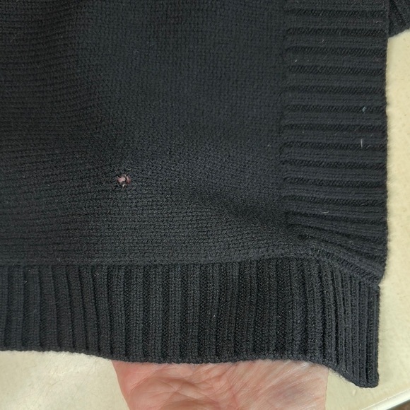 NWT Greyson Rowan Hooded Wool Cashmere Blend Black Poncho Size OS - Picture 13 of 13